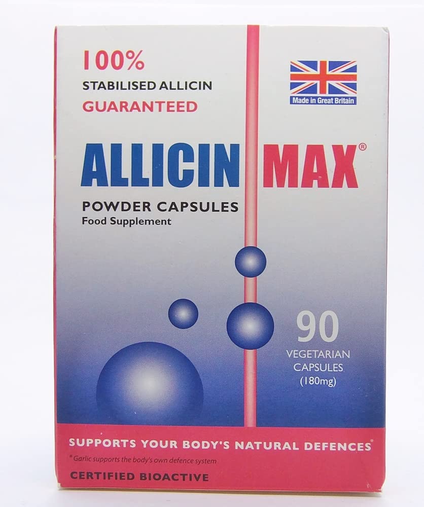 Allicin Max 100% Pure Allicin 90vcaps (2 pakkaus)