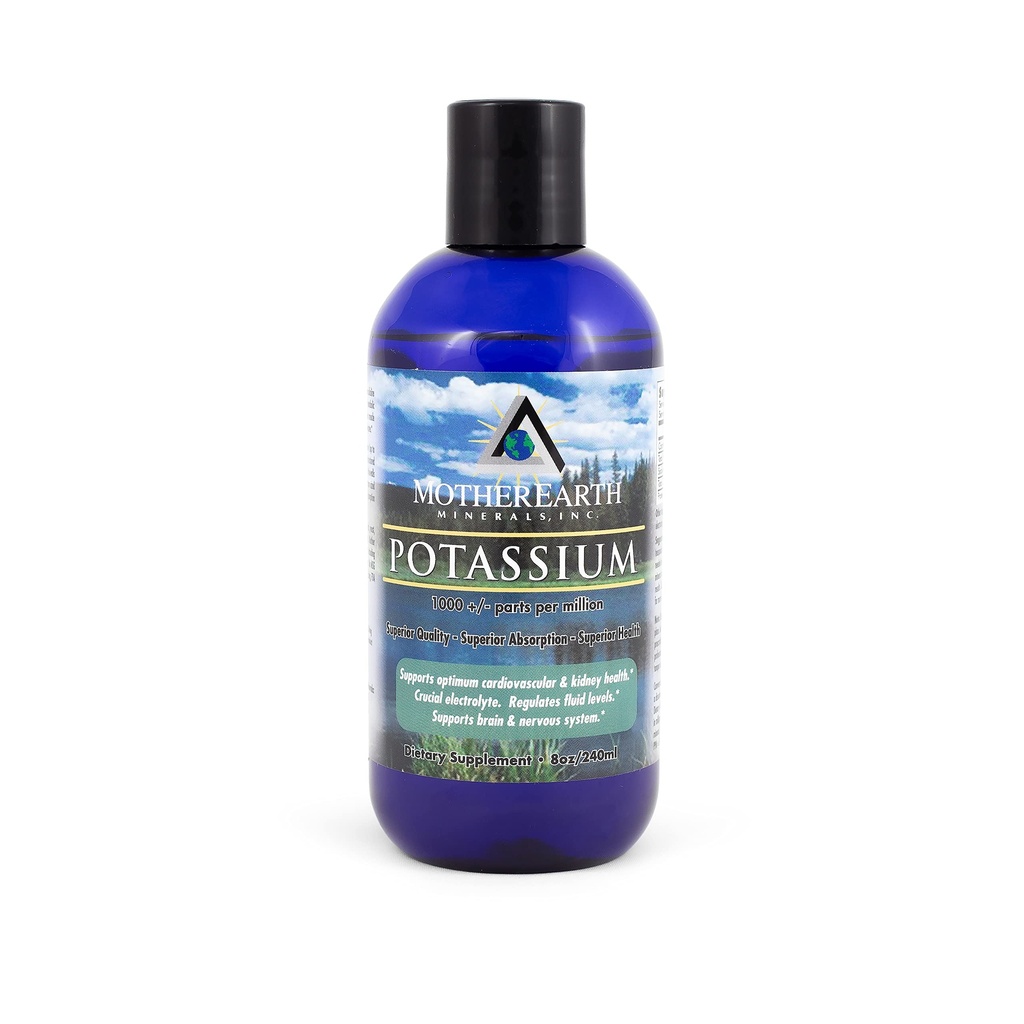Mother Earth Minerals - Angstrom Minerals, Kalium, 8 Ounce
