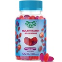 Monivitamiini Jelly Bean Gummies sinkki miesten ja naisten, Immuunituki ravintolisät aikuisille, kasvissyöjä, 120 Berry Blast Jelly Beans, Kosher