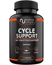 Cycle Support Supplement for Men & Women - Natural Liver Cleanse Detox & Repair - Gut Health & Munuaisten Tuki maito Thistle, Beet Root, Voikukka, Koliini, Artisokkauute - 60 kapselia