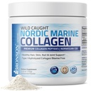 Bronson Marine Collagen Peptides Hydrolyzed Protein Powder 100% Wild Caught Nordic Cod Varmennettu kestävä lähde niveliä ihon hiukset kynnet & Bones 150g (5.29oz)