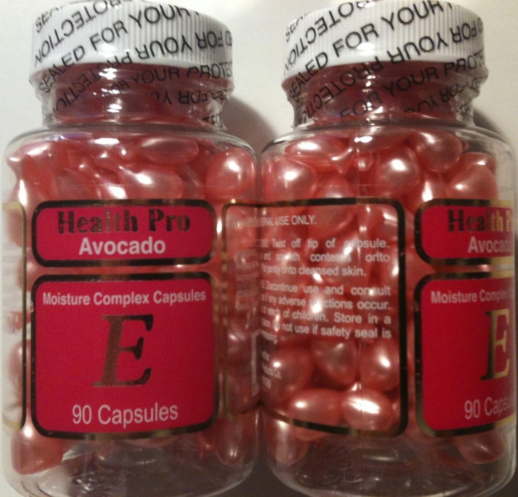 E-vitamiini ihoöljy Avakado, 90 Softgels (pakkaus 2)