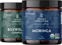 TRIBE ORGANICS Vitality Duo - Boswellia Complex - Moringa - för gemensamt stöd, muskelavlastning, energi, viktminskning, hjärnfunktion