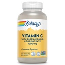 SOLARAY Vitamin C 1000mg med Bioflavonoids Concentrate - Vitamin C Capsules med Rose HIPS och Acerola Cherry - Antioxidant, hjärthälsa och immunstödstillägg, Vegan, icke-GMO, 250 portioner