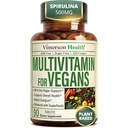 Vegaani monivitamiini naisille ja miehille - Essential Multivitamiinit & Multiminerals 90 tablettia, joissa on B12-, A-, D-, C-, Sinkki-, Magnesium- ja enemmän koko kehon hyvinvointi - 23 avainravinteet & vitamiinit