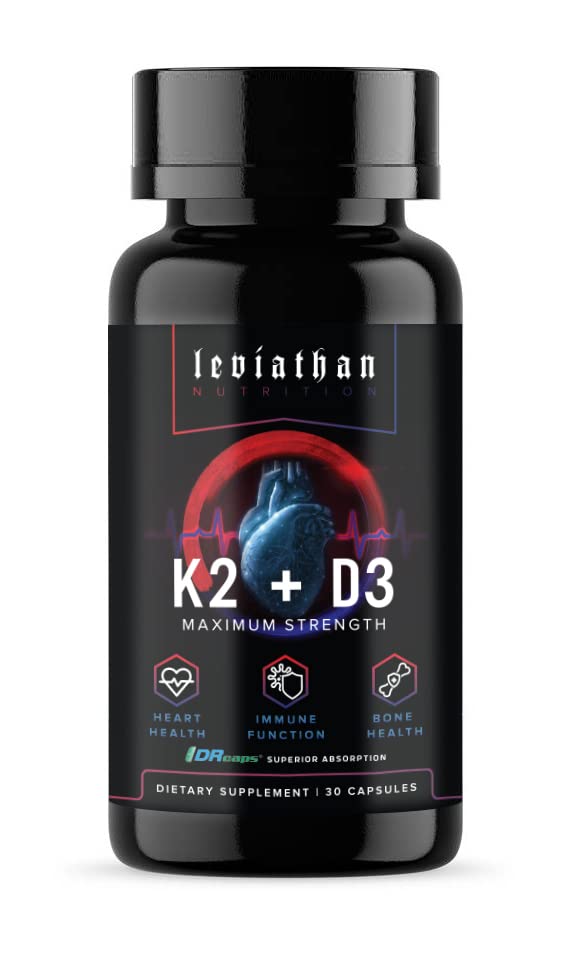 Leviathan Nutrition D3 K2 2 in 1 Formula 