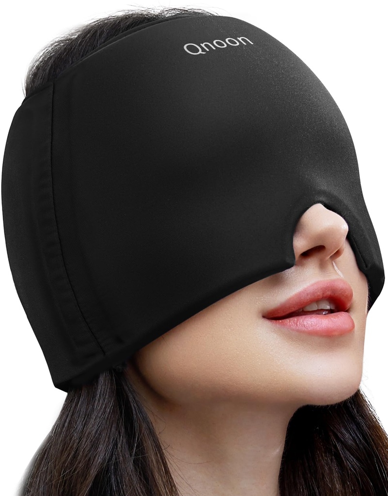 Migraine Relief Cap, Headache Relief Cap Mask Products, Cooling Odorless Gel Ice Head Wrap för spänning, stress, Hangover & Puffy Eyes