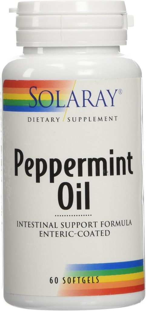 Solaray - Piparminttuöljy, 60 softgelia