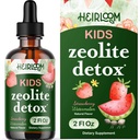 Zeolite Detox for Kids Liquid Drops - Gentle Daily Cleanse & Puheen tuki Methylated B12 & Vitamiini D - Kids Klinoptiloliitti Zeolite Drops Detox Cleanse Supplement 2oz