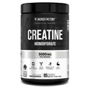 Jacked Factory Creatine Monohydraatti Powder 425g - 5g Päivittäinen Creatine Supplement miesten ja naisten, Vegan-Ystävällinen, kolmannen osapuolen testattu - 85 Tarjoiluja, Mauttomia