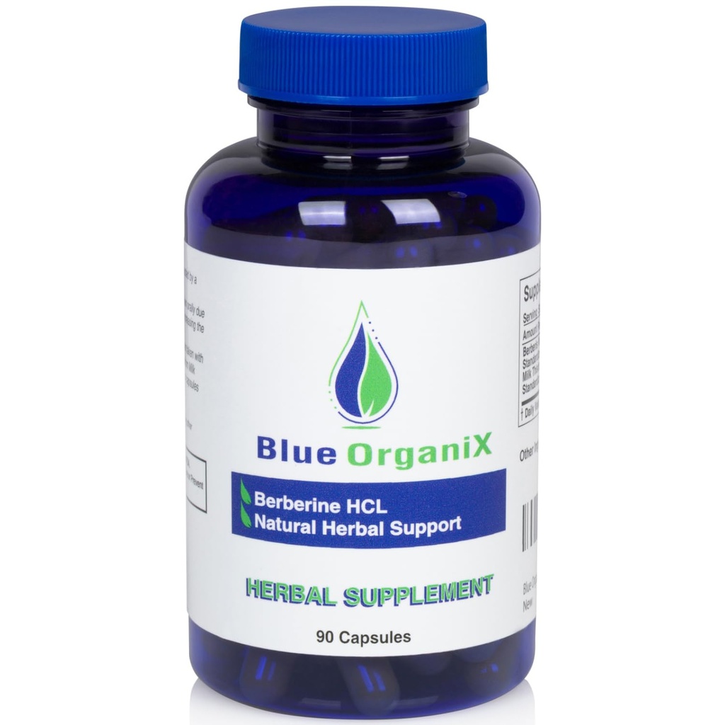 Berberiini maito Thistle 500 mg Formula HCL Complex täydentää Silymarin parempaan imeytymiseen, 90 kasvissyöjä kapselit, 1 pullo, yleinen terveystuki