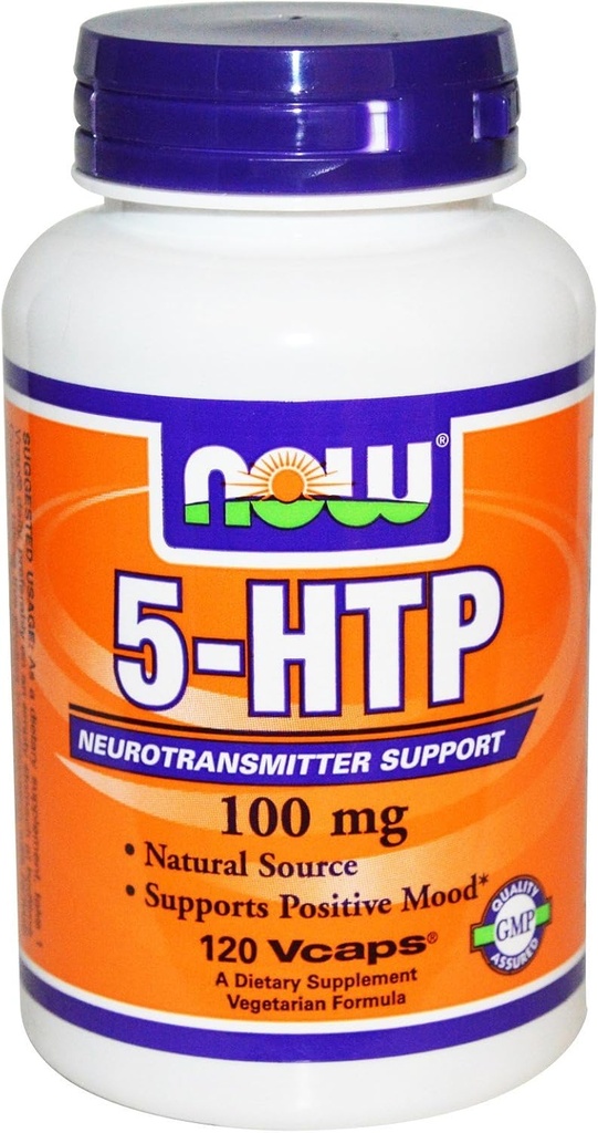 Nu livsmedel, 5-HTP 100 mg Vegetarian, 240 kapslar (120 x 2 Pk)