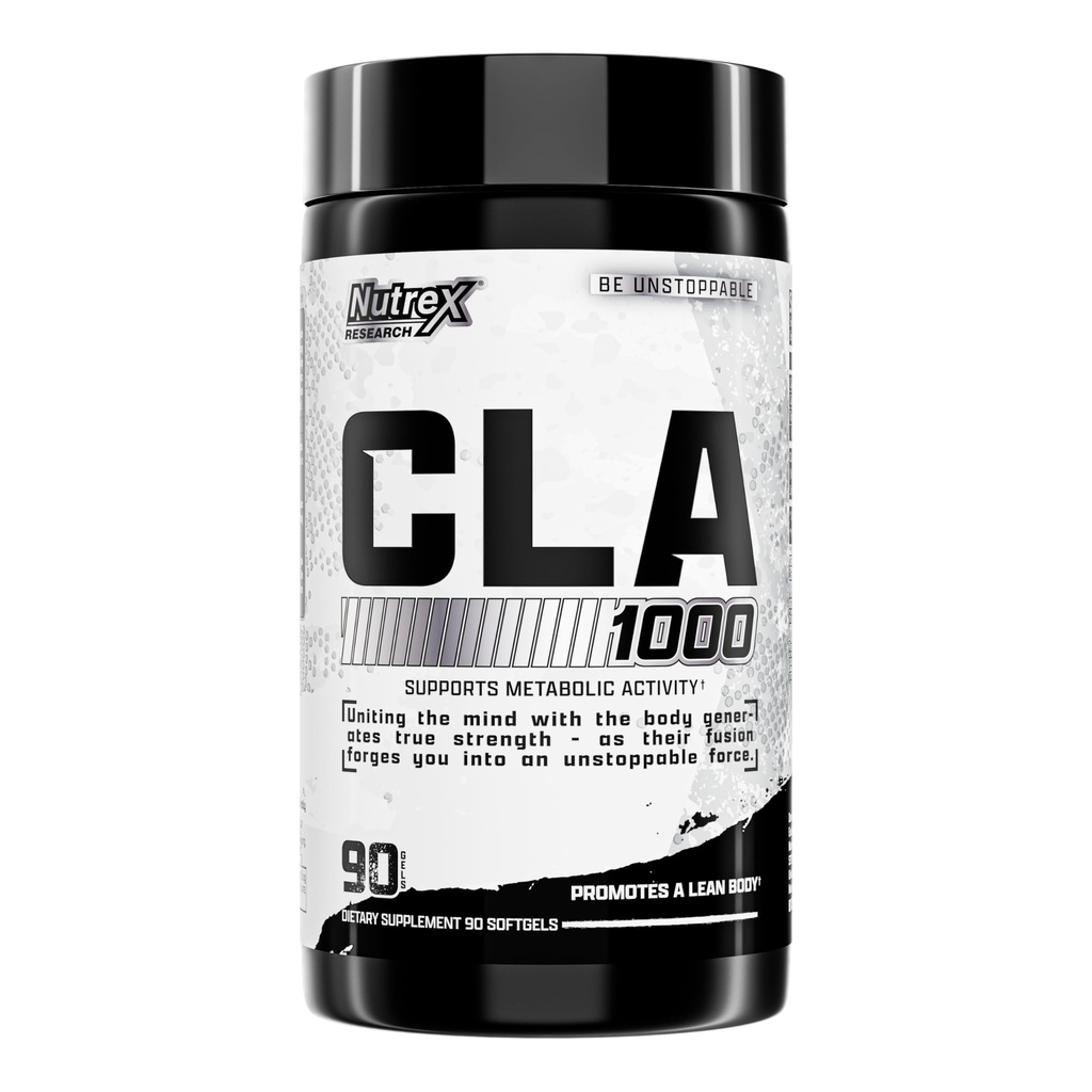 Nutrex CLA 90 Pehmeät geelit - 1000 mg Konjugattu Linolihappo Active Blend Safloriöljy - Stimulantti-vapaa aineenvaihdunta Booster pillereitä laihtuminen