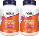 Nu tillskott, vitamin C-kristaller (askorbinsyra) pulver, antioxidantskydd *, 8-unce (Pack of 2)