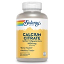 Solaray kalsiumsitraatti D3 1000 mg - Luun vahvuus ja terveet hampaat tuki - Hellävarainen digestio Formula - Lab todennettu, 60 päivän takuu - 30 Tarjoilut, 180 kapselia