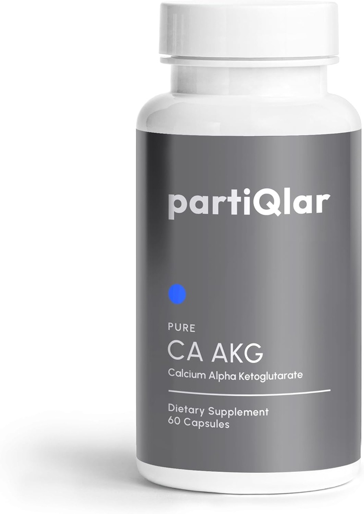 CA AKG Supplement - Pure Alpha Ketoglutaraatti korkea bio-aktiviteetti - Kalsium AKG Supplement 1000 mg per 2 Kapselin Serving - Tukee Terve ikääntyminen - Valmistettu Yhdysvalloissa - 60 kapselia