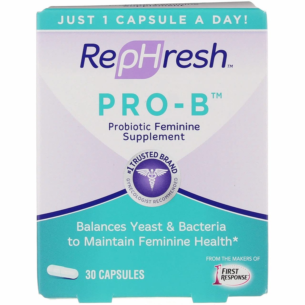 RepHresh Pro- B emätin Probiootti Feminiini Supplement 1 pullo 30 laskea