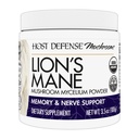 Isäntä Puolustus Leijonan Mane Powder - Aivojen terveys tuki täydentää - Sienen täydentää tukea Focus & muistin toiminto - Immuuneja ja hermoston tuki täydentää - 3,5 oz (66 Servings) *