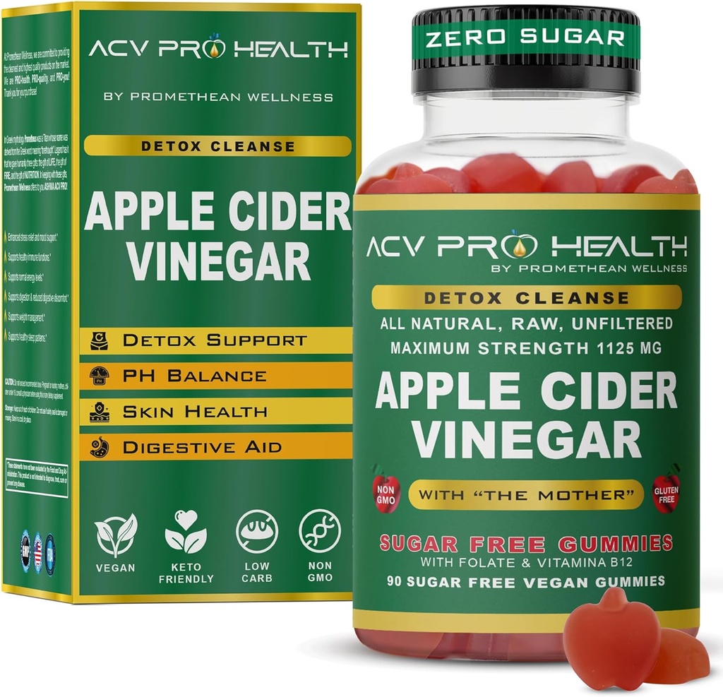 2-Pack Apple Siideri Viinietikka Gummies Sugar Free - ACV sokeri tekee mitään järkeä! Low Carb Advanced Keto Acv Gummies Keto Gummy Detox Cleanse Golo