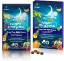 Night Enzyme, Daily Multi Digestive Enzymes, Green Plum Fruit and Vihannekset Probiootit, Relief turvotus, parempi uni laatu, miehille ja naisille, edistää ruoansulatuskanavan terveyttä - 30 tablettia