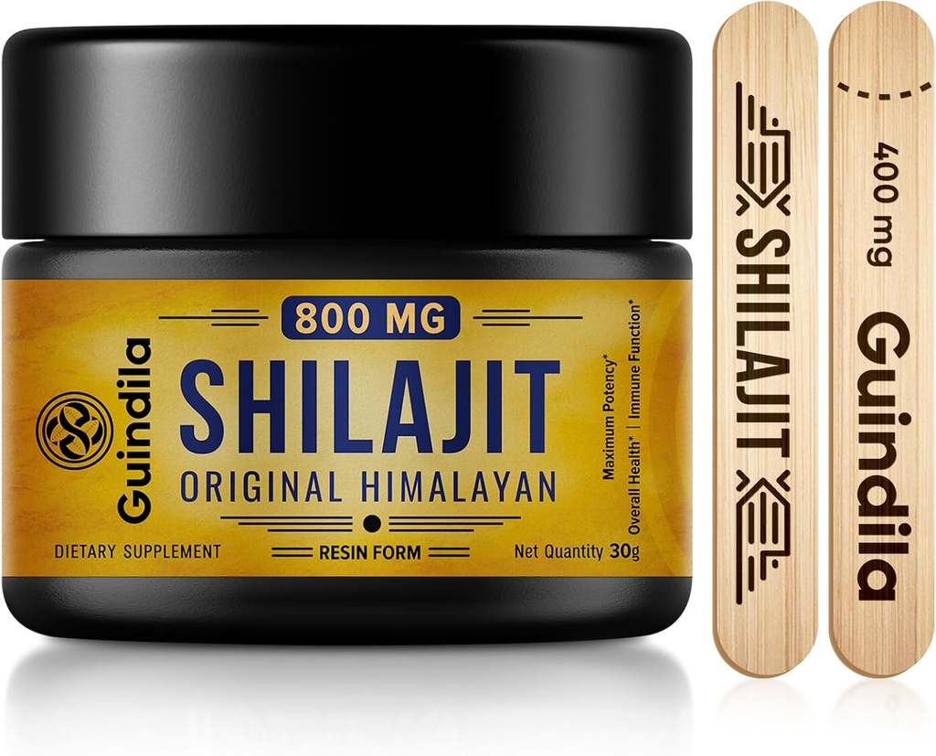800mg Shilajit Supplement-Shilajit Pure Himalayan Organic Shilajit Hartin maksimaalinen potenssi,Alkuperäinen Himalajan 85+Trace Minerals & Fulvic Acid for Focus & Energy, Immuniteetti,30 Gram