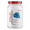 Metabolinen ravitsemus P.S.P. Fysiikka stimulointi PreWorkout 672g nolla sokeri kofeiiniton (sininen vadelma)
