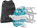 Navage Deluxe Bundle Nasal kastelujärjestelmä - Saline Nasal huuhtelupakkaus 1 nenän puhdistusaine, 30 suolakapselia, Black Travel Bag ja 1 Countertop Caddy