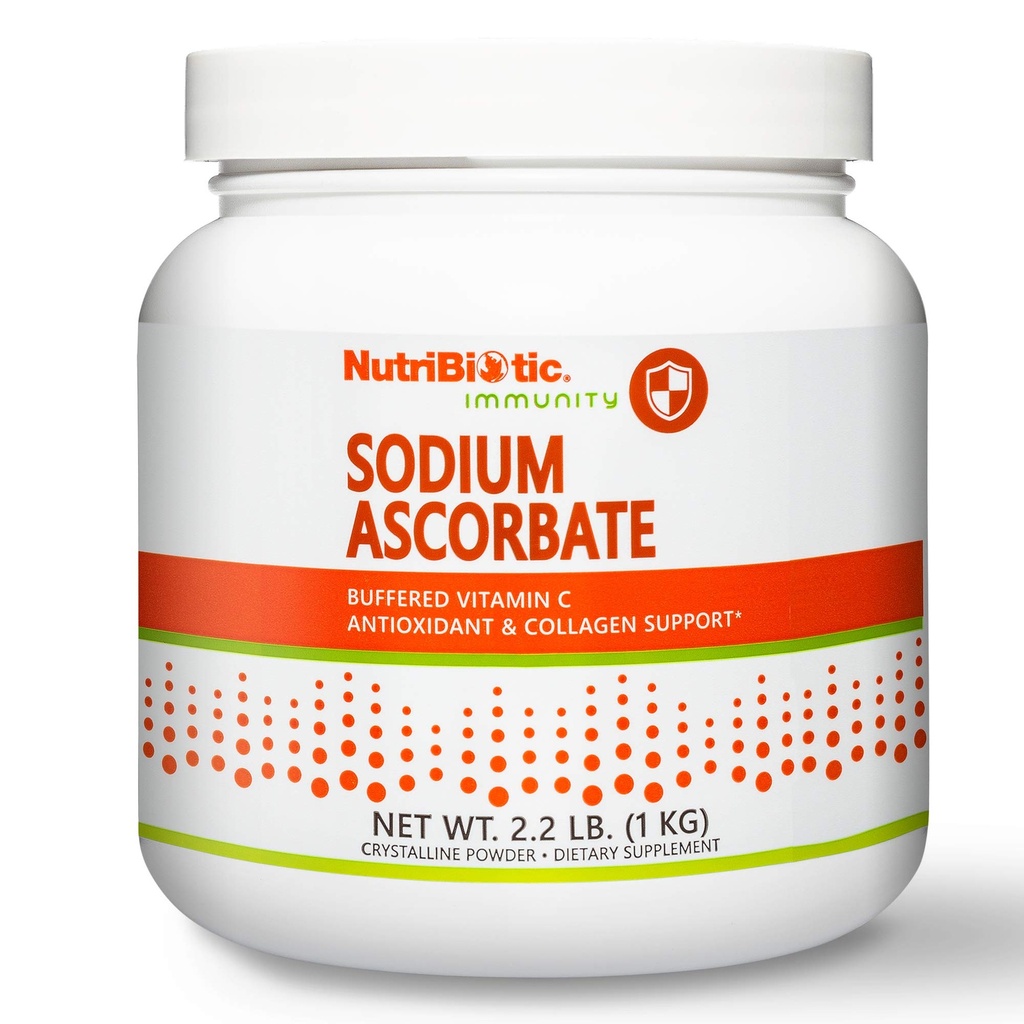 NutriBioottinen - Natriumaskorbaatti Puffed C-vitamiinijauhe, 2,2 Lb Vegaani, ei-acidic & easier on digestion Than Askorbiinihappo .