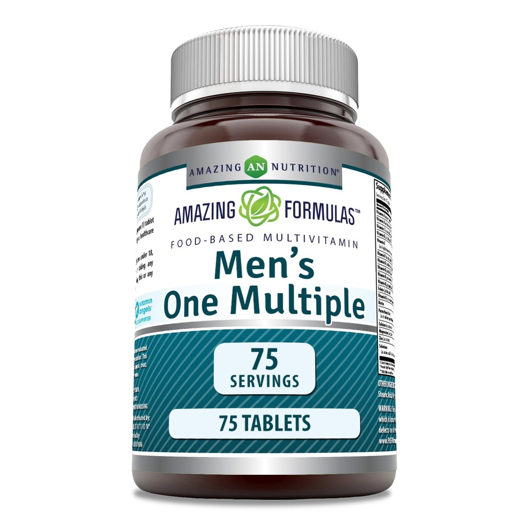 Hämmästyttävä Formula Men's Multivitamiini ... Ruokapohjainen...
