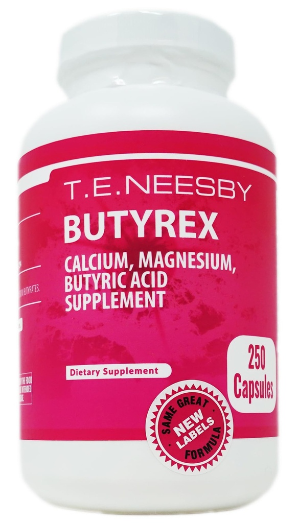Butyrexin kalsium/magnesiumbutyraattikompleksi: 250 kapselia