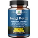 Lung Detox Mullein Leaf Capsules - Puhdistus Mullein Lung Cleanse Complex NAC Quercetin & Cordyceps Otteita - Leaf Herb hengitysteiden täydentää Sinus Immuniteetti & hengitystuki 60ct