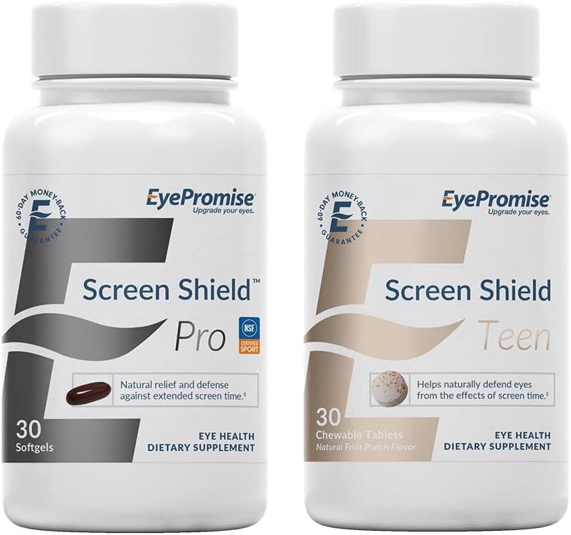 EyeLupaa Screen Shield All-in-One Eye Vitamiin Screen Shield Teen pureskeltava silmä vitamiini