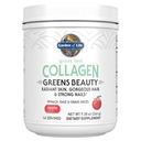 Puutarha Life Grass Fed Collagen Greens Beauty Powder - Apple, 14 Palvelee, naisten iho hiukset nivelet, kollageeni Peptides Powder + proteiini + vihreät täydentää