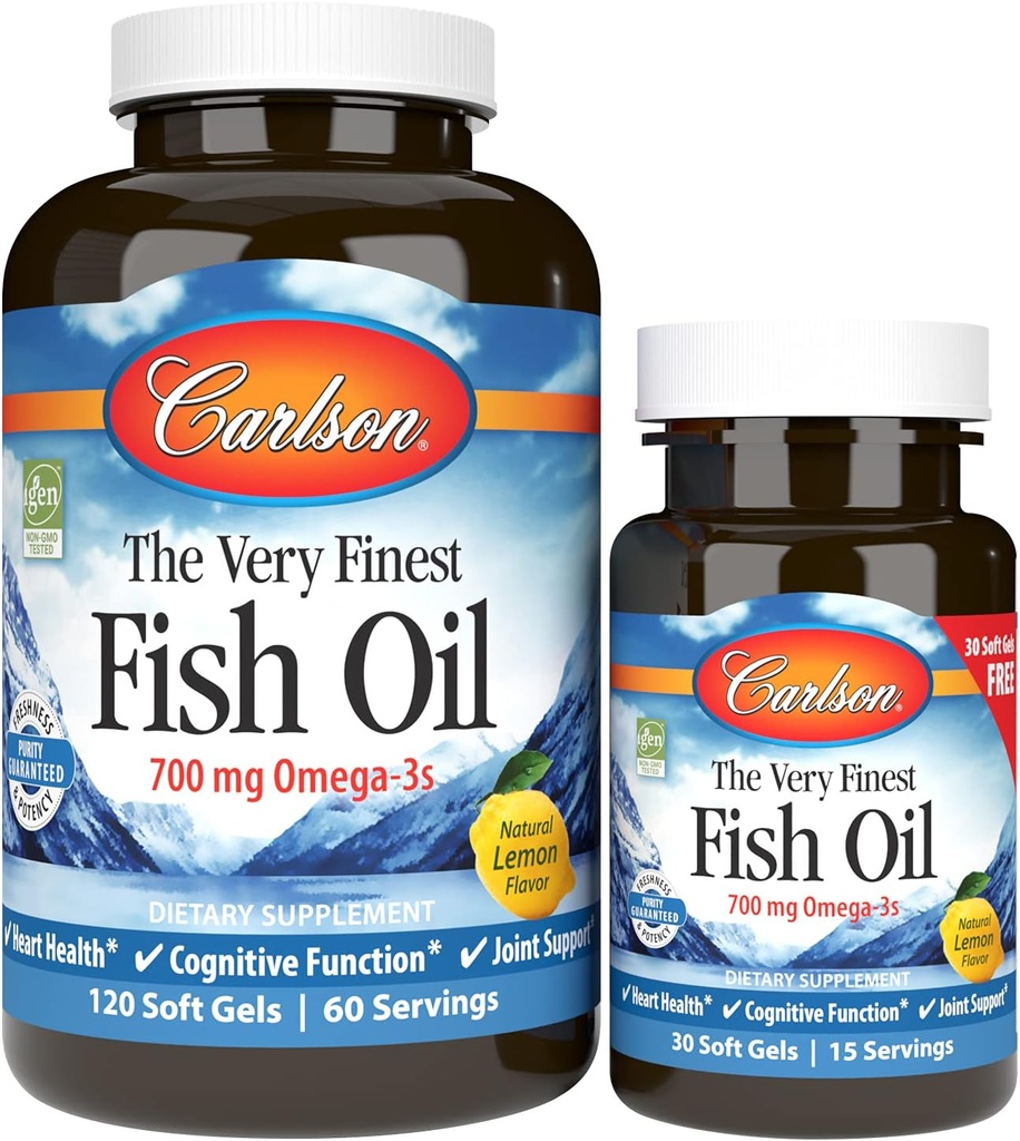 Erittäin Finest Fish Oil 700 Milligramma 120 + 30 vapaa Sgels