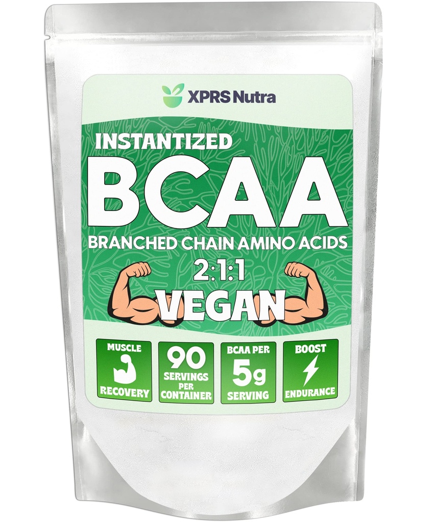 XPRS Nutra BCAA Powder - Aminohappoja täydentää miesten - makuamaton BCAA harjoitus täydentää - kuntosali täydentää miesten - Aminohappoja täydentää naisten kuntosalin jälkeen Recovery (1 punta)