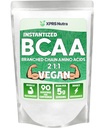 XPRS Nutra BCAA Powder - Aminohappoja täydentää miesten - makuamaton BCAA harjoitus täydentää - kuntosali täydentää miesten - Aminohappoja täydentää naisten kuntosalin jälkeen Recovery (1 punta)