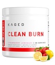Kaged Clean Burn Powder | Strawberry Lemonade | Thermogenic Weight Management | Boost Metabolism | Organisk koffein, Apple Cider Vinegar | Kosttillskott för män och kvinnor | 30 portioner