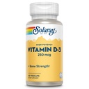 SOLARAY-vitamiini D3 10000IU (250 mikrog) - korkea teho D-vitamiini - VIT D3 kuten kolekalsiferoli - Vahvoja luut ja immuuni tuki täydentää - 60 päivän takuu, 60 palvelinta, 60 VegCaps