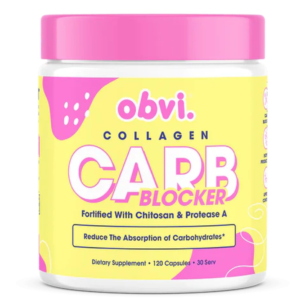 Obvi Guilt-Free Carb Blocker ... tukee Fitness-tavoitteita... Carb Absorptioblokkeri, jossa on valkoinen munuaisbean-uute 120 kapselia, 30 tarjoilua