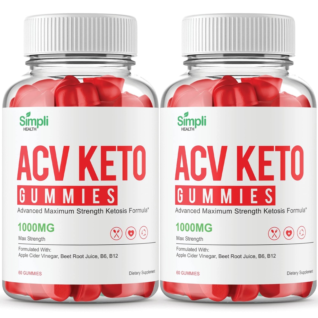 Simpli ACV Keto Gummies Simpli Health ACV Keto Gummies Extra vahvuus (120 Gummies)