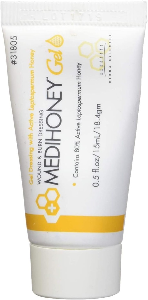 Parannettu Medihoney Gel Haava ja & Burn pukeutuminen Derma Sciences, 0,5 oz