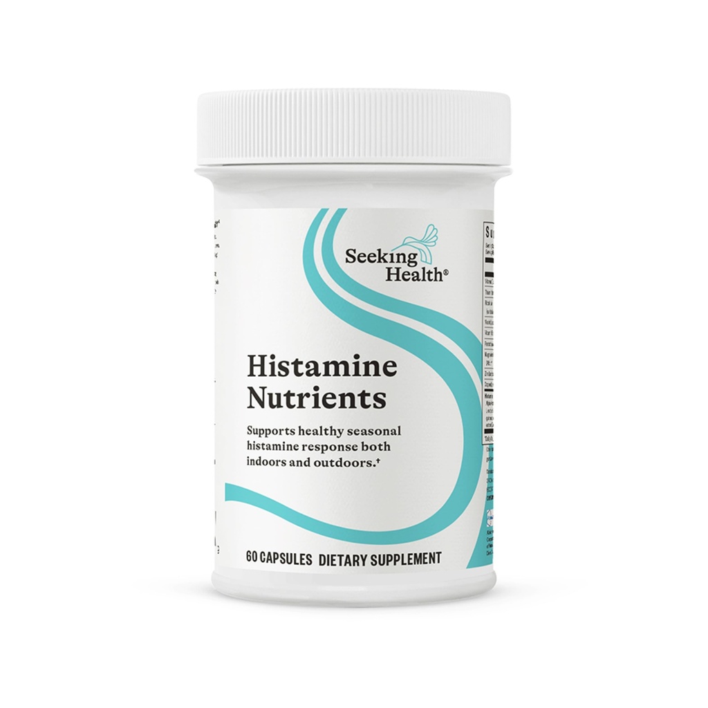 Etsiminen Health Histamine Nutrients - Kausimainen Histamiini Tuki täydentää B1-vitamiini, sinkki, & B3-vitamiini - Aids Histamine Response - 60 kapselia