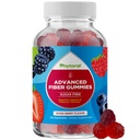 Kuitu Gummies aikuisille - Chicory juuri täydentää prebiootti tukea Gut & Dgestive Health - Liukoinen digestio kapselit vatsan sääntelyn ja immuuni-apu - sokeriton & Vegan - 120