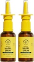 Mehiläishoitajan Naturals Nasal Spray aikuisille Propolis, Xylitol & Saline, tyhjentää Nasal Runsauden, Kosteuttaa Sinus Canal, & Decongest Sinus Cavities, 1 fl oz(Pack of 2)