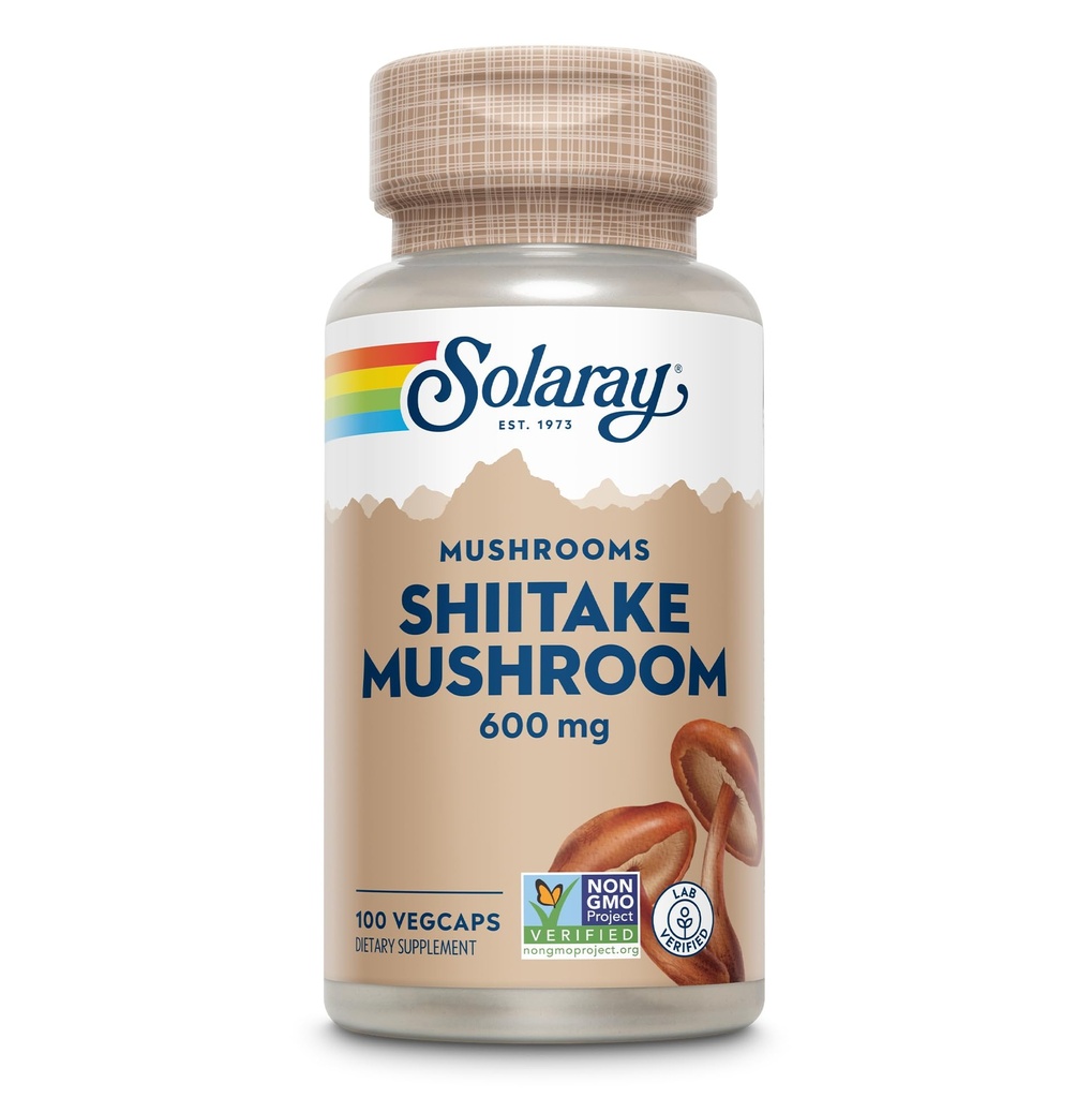SOLARAY Shiitake Mushroom 600 mg 100