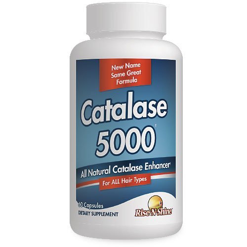 Rise-N-Shine Catalase Supplement 5000 - Tehokas antioksidantti Enzyme hiusten terveyden tuki - hiusten täydentää vahvat hiukset - 60 kapselia (30 päivän toimitus)