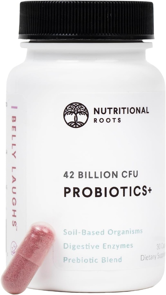 Nutritional Juuret - Probiootit + - Soil-Baseed Organisms, Probiootit, Prebiootit - Dgestive Enzymes - Viive Julkaisu - Ravintolisä - 1 kuukausi Supply - 30 kapselia