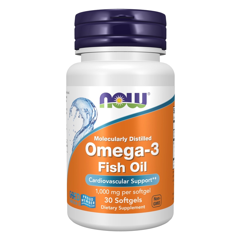 NYT elintarvikkeiden lisäravinteet, Omega-3 180 EPA / 120 DHA, molekyylitislattu, sydän- ja verisuonituki*, 30 Softgels
