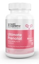 Nutri Supreme Prenatal Vitamin, Prenatal Vitamins Supplement för kvinnor med mycket absorberbar Methyl Folate, en per dag Prenatal Multivitamin med järn, Kosher, kapslar, 90 greve