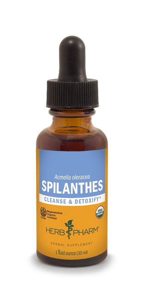Herb Pharm Certified Organic Spilanthes Liquid Extract puhdistus- ja detoxification - 1